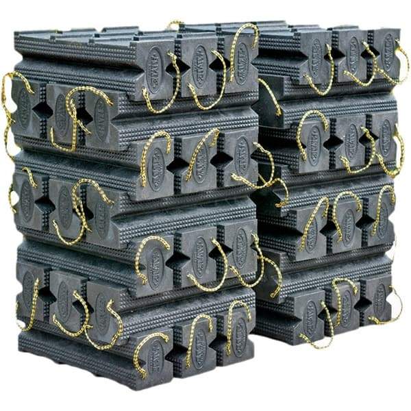 AME International - Cribbing Blocks & Sets Material: Recycled Plastic Height (Inch): 48 - Exact Tool & Supply