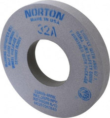 Norton - 12" Diam x 5" Hole x 1-1/2" Thick, H Hardness, 60 Grit Surface Grinding Wheel - Aluminum Oxide, Type 1, Medium Grade, 2,070 Max RPM, Vitrified Bond, No Recess - Exact Tool & Supply