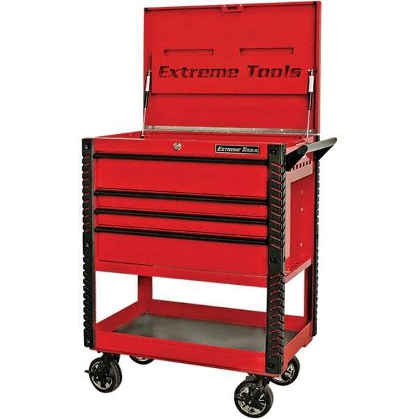 EXTREME TOOLS - Tool Storage Carts Type: Tool Cart Number of Drawers: 4 - Exact Tool & Supply