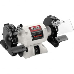 Jet - Bench Grinders & Buffers Machine Type: Bench Grinder Wheel Diameter (Inch): Accepts 8 - Exact Tool & Supply