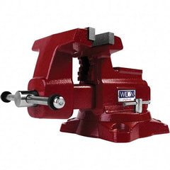Wilton - Bench & Pipe Combination Vises Jaw Width (Inch): 6-1/2 Jaw Opening Capacity (Inch): 6-1/4 - Exact Tool & Supply