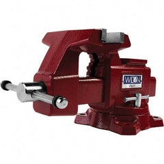 Wilton - Bench & Pipe Combination Vises Jaw Width (Inch): 5-1/2 Jaw Opening Capacity (Inch): 5 - Exact Tool & Supply