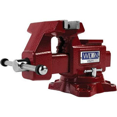Wilton - Bench & Pipe Combination Vises Jaw Width (Inch): 4-1/2 Jaw Opening Capacity (Inch): 4 - Exact Tool & Supply