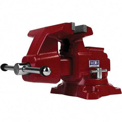 Wilton - Bench & Pipe Combination Vises Jaw Width (Inch): 8 Jaw Opening Capacity (Inch): 8-1/2 - Exact Tool & Supply