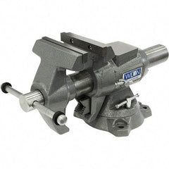Wilton - Bench & Pipe Combination Vises Jaw Width (Inch): 5-1/2 Jaw Opening Capacity (Inch): 5 - Exact Tool & Supply