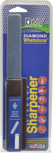 DMT - Coarse Grade, Diamond Whetstone Sharpener - 45 Micron, Diamond Area 4.3" Long x 7/8" Wide - Exact Tool & Supply