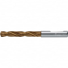 Walter-Titex - 9.55mm 140° Solid Carbide Jobber Drill - Exact Tool & Supply