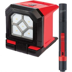 Milwaukee Tool - Cordless Work Lights Voltage: 18 Run Time: Up to 20 hours - Exact Tool & Supply