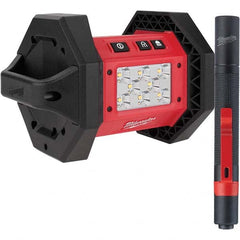 Milwaukee Tool - Cordless Work Lights Voltage: 18 Run Time: 3 hrs. - Exact Tool & Supply