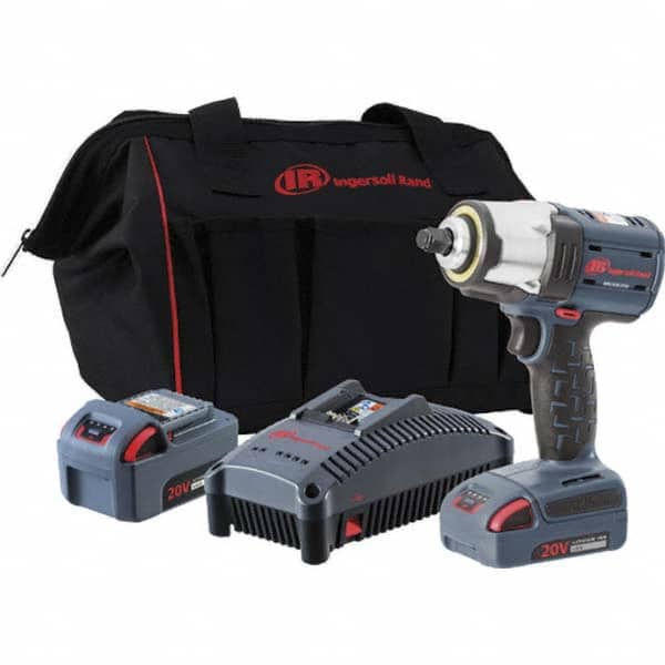 Ingersoll-Rand - Cordless Impact Wrenches & Ratchets Voltage: 20.0 Drive Size (Inch): 1/2 - Exact Tool & Supply