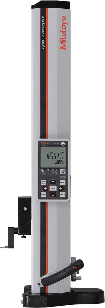 Mitutoyo - Electronic Height Gages; Maximum Measurement (Decimal Inch): 24 ; Maximum Measurement (mm): 600 ; Data Output: USB ; Display Type: LCD ; Calibrated: No ; Traceability Certification Included: No - Exact Tool & Supply