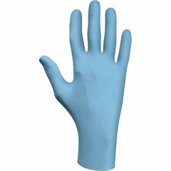 SHOWA - Size L, 2.5 mil, Industrial Grade, Powder Free Nitrile Disposable Gloves - Exact Tool & Supply
