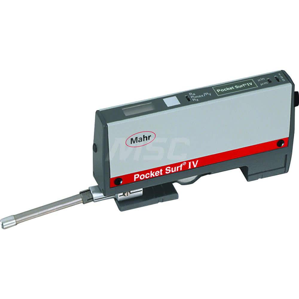 Mahr - Surface Roughness Gages; Roughness Parameter Type: Ra; Rmax; Ry; Rz ; Stylus Tip Radius (micro m): 5.00 ; Stylus Tip Radius (micro Inch): 0.0050 ; Stylus Tip Radius (Decimal Inch): 0.0002 ; Ra Measurement Minimum (micro m): 6.35 ; Ra Measurement M - Exact Tool & Supply