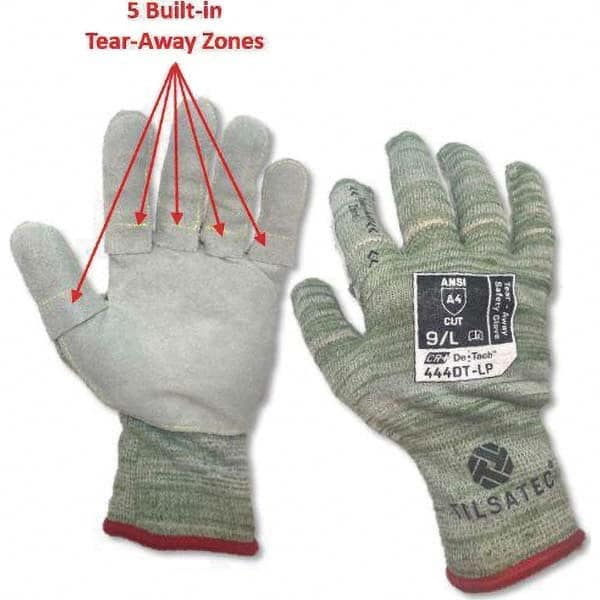 Tilsatec - Size XL (10), ANSI Cut Lvl A4, Puncture Lvl 4, Abrasion Lvl 4, Cut & Puncture Resistant Gloves - Exact Tool & Supply