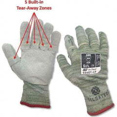 Tilsatec - Size XL (10), ANSI Cut Lvl A4, Puncture Lvl 4, Abrasion Lvl 4, Cut & Puncture Resistant Gloves - Exact Tool & Supply