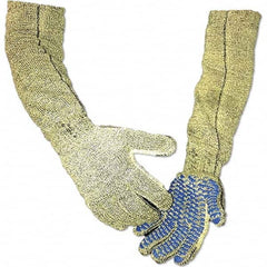 Tilsatec - Size S (7), ANSI Cut Lvl A9, Abrasion Lvl 3, PVC Coated Cut & Puncture Resistant Gloves - Exact Tool & Supply