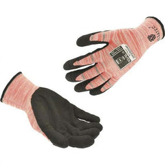 Tilsatec - Size L (9), ANSI Cut Lvl A1, Puncture Lvl 2, Abrasion Lvl 4, Micro-Foam Nitrile Coated Cut & Puncture Resistant Gloves - Exact Tool & Supply