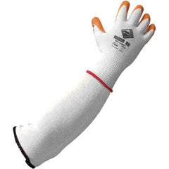 Tilsatec - Size M (8), ANSI Cut Lvl A9, Puncture Lvl 4, Abrasion Lvl 4, Latex Coated Cut & Puncture Resistant Gloves - Exact Tool & Supply