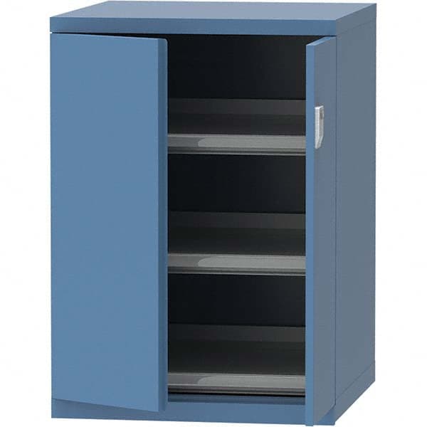 LISTA - 45 Compartment Bright Blue Steel Modular Storage Cabinet - Exact Tool & Supply
