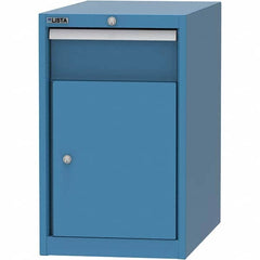 LISTA - 1 Drawer, 45 Compartment Bright Blue Steel Modular Storage Cabinet - Exact Tool & Supply