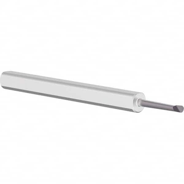 Criterion - 0.05" Min Bore Diam, 0.3" Max Bore Depth, 1/8" Shank Diam, Boring Bar - Exact Tool & Supply