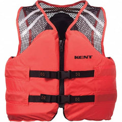 Kent - Life Jackets & Vests Type: Mesh Vest Size: Large - Exact Tool & Supply