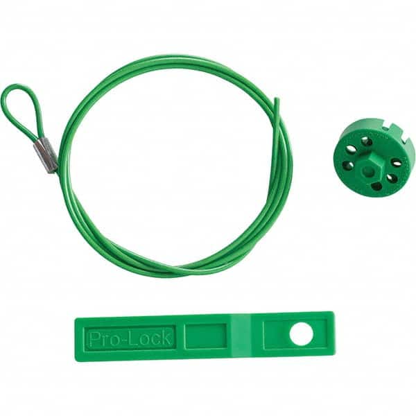Brady - Cable Lockouts Cable Length (Feet): 4.917 Number of Lockout Points: 8 - Exact Tool & Supply