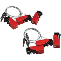 Brady - 1 6-Piece 1 Point Snap On Cable Lockout - Exact Tool & Supply