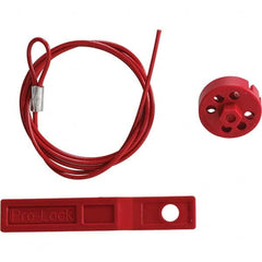 Brady - Cable Lockouts Cable Length (Feet): 4.917 Number of Lockout Points: 8 - Exact Tool & Supply