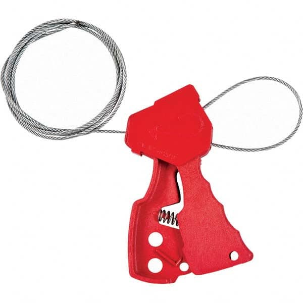 Brady - Cable Lockouts Cable Length (Feet): 6 Number of Lockout Points: 1 - Exact Tool & Supply