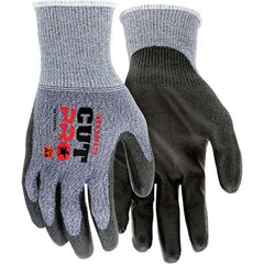 MCR Safety - Size 2XL, ANSI Cut Lvl A4, Puncture Lvl 3, Polyurethane Coated Cut & Puncture Resistant Gloves - Exact Tool & Supply