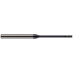 Harvey Tool - Square End Mills; Mill Diameter (Inch): 1/16 ; Mill Diameter (Decimal Inch): 0.0620 ; Length of Cut (Decimal Inch): 0.1860 ; Material: Solid Carbide ; Finish/Coating: AlTiN ; Shank Diameter (Inch): 1/8 - Exact Tool & Supply