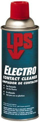 LPS - 14 Ounce Aerosol Contact Cleaner - 22 kV Dielectric Strength, Nonflammable, Plastic Safe - Exact Tool & Supply
