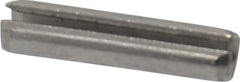 Value Collection - 1/8" Diam x 1/2" Long Slotted Spring Pin - Grade 18-8 Stainless Steel - Exact Tool & Supply