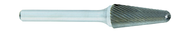 SL-7 -- 3/4 x 1-1/2 LOC x 1/4 Shank x 2 OAL 14 Degree Included Angle Carbide Medium Right Hand Spiral Burr - Exact Tool & Supply