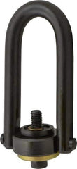 Jergens - 2,500 Lb Load Capacity Safety Engineered Center Pull Hoist Ring - 28 Ft/Lb Torque, 1/2 - 13 Thread, Alloy Steel - Exact Tool & Supply