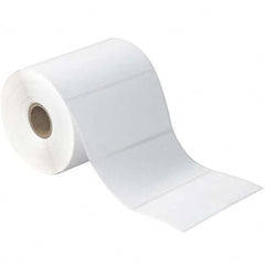 Value Collection - Pack of 12 Rolls, 735 Labels per Roll, 4" x 2" White Paper Thermal Labels - Exact Tool & Supply