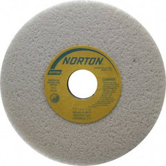Norton - 7" Diam x 1-1/4" Hole x 1/2" Thick, H Hardness, 46 Grit Surface Grinding Wheel - Aluminum Oxide, Type 1, Coarse Grade, 3,600 Max RPM, Vitrified Bond, No Recess - Exact Tool & Supply