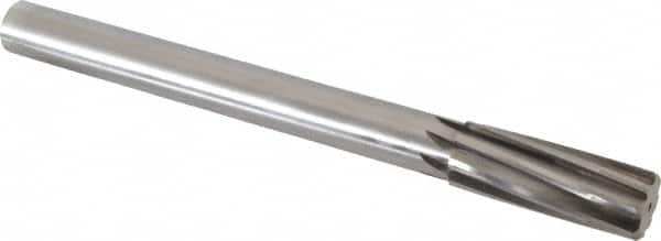 Made in USA - 1" Carbide-Tipped 8 Flute Chucking Reamer - Exact Tool & Supply