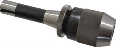 Albrecht - R8, 1/8 to 5/8" Capacity, Steel Integral Shank Drill Chuck - Keyless, Taper Shank, 2-1/4" Sleeve Diam, 3-7/16" Open Length - Exact Tool & Supply