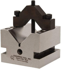 Suburban Tool - 1-5/8" Max Capacity, 90° Angle, Hardened Steel V-Block - 2-1/2" Long x 2-1/2" Wide x 2" High, Sold as Individual - Exact Tool & Supply