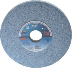 Norton - 7" Diam x 1-1/4" Hole x 1/2" Thick, I Hardness, 46 Grit Surface Grinding Wheel - Ceramic, Type 1, Coarse Grade, 3,600 Max RPM, Vitrified Bond, No Recess - Exact Tool & Supply