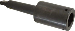 Collis Tool - 1-1/2 Inch Tap, 2.31 Inch Tap Entry Depth, MT3 Taper Shank, Standard Tapping Driver - 2-15/16 Inch Projection, 2 Inch Nose Diameter, 1.233 Inch Tap Shank Diameter, 0.925 Inch Tap Shank Square - Exact Tool & Supply