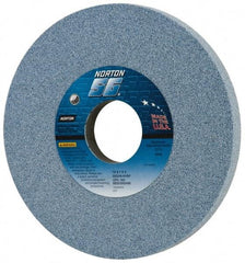 Norton - 12" Diam x 3" Hole x 1" Thick, H Hardness, 46 Grit Surface Grinding Wheel - Ceramic, Type 1, Coarse Grade, 2,070 Max RPM, Vitrified Bond, No Recess - Exact Tool & Supply