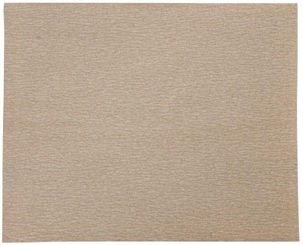 Norton - 220 Grit, Aluminum Oxide Sanding Sheet - 11" Long x 9" Wide, Very Fine Grade, A Weighted Paper Backing - Exact Tool & Supply