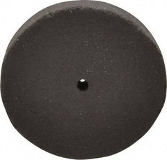 Cratex - 1" Diam x 1/16" Hole x 1/8" Thick, Surface Grinding Wheel - Silicon Carbide, Medium Grade, 25,000 Max RPM, Rubber Bond, No Recess - Exact Tool & Supply