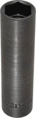 Proto - 1/2" Drive 1-1/8" Deep Impact Socket - 6 Points, 5-3/4" OAL - Exact Tool & Supply