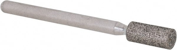 Dremel - 3/16" Head Diam, Cylinder End, Diamond Mounted Point - Exact Tool & Supply
