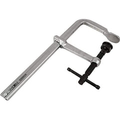 Wilton - 5-1/2" Throat Depth, 8" Max Capacity, Heavy-Duty F Sliding Arm Clamp - 2,660 Lb Clamping Pressure - Exact Tool & Supply