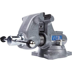 Wilton - Bench & Pipe Combination Vises Jaw Width (Inch): 4-1/2 Jaw Opening Capacity (Inch): 4-1/2 - Exact Tool & Supply